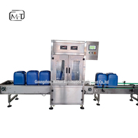 Machine d'emballage de remplissage et de pesage de colle de ciment d'huile de peinture à grande tête de baril en plastique de seau de grand tambour de 25L 1 5 gallons