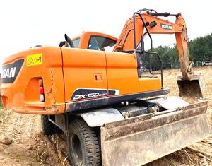 Excavadora de Ruedas Doosan DX 150 Usada Original en Buenas Condiciones Excavadora Doosan de 15.5 Toneladas Excavadora de Segunda Mano - Product Image 6