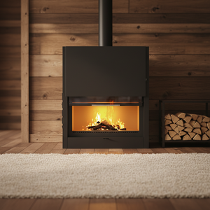 Chimenea <span class=keywords><strong>de</strong></span> <span class=keywords><strong>Pellets</strong></span> Moderna Personalizada con Otros Materiales, Estufa <span class=keywords><strong>de</strong></span> Leña <span class=keywords><strong>de</strong></span> Alta Eficiencia <span class=keywords><strong>para</strong></span> Calefacción <span class=keywords><strong>de</strong></span> Toda la Casa en Villas - Product Image 1