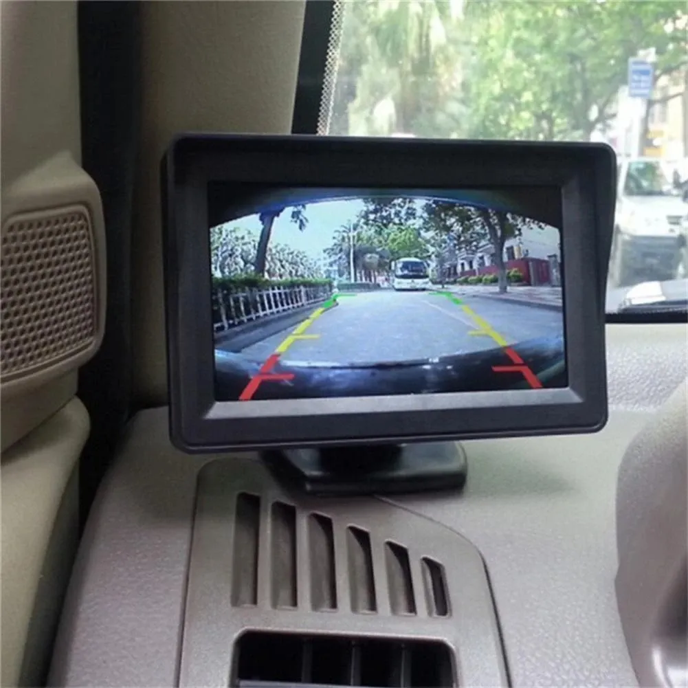 4,3 pulgadas vista trasera del coche TFT LCD Monitor universal