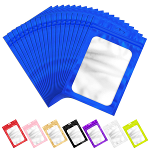 Bolsas de Plástico Negro Mate Personalizadas con Cierre, Embalaje para Señuelos, Sobres, Bolsas con Cierre Hermético para Celulares - Product Image 1