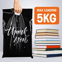 Sacs d'Expédition Postale en Plastique PVC Étanche, Sachets Polyvalents avec Poignée pour Vêtements