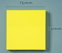 Blocs-notes adhésifs pour messages de bureau scolaire, vente en gros, peuvent être collés, blocs-notes adhésifs de couleur, durables