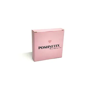 다채로운 사용자 정의 디자인 로고 및 크기 눈 렌즈 사진 인쇄 라이트 핑크 콘택트 렌즈 포장 상자