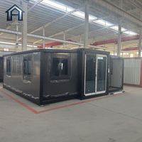 Casa Contenedor Prefabricada Personalizada de 40 Pies, Expandible, en Venta, Casa Móvil, Casa Modular Prefabricada, Casa Contenedor de 3 Dormitorios