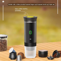 Mini cafetière portable chauffante 20 bars pour machine à café à capsules et poudre de café Machine à expresso à un bouton