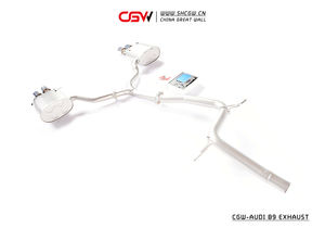 Système d'échappement actif avec silencieux et catalyseur intégré pour <span class=keywords><strong>Audi</strong></span> A4/<span class=keywords><strong>A5</strong></span> B9 3.0T 2016-2024 avec valves électriques - Product Image 4