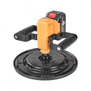 Machine à batterie au lithium DIY à vitesse variable pour ponçage et lissage de plâtre, ciment, mortier, enduit mural et sols - Product Image 1
