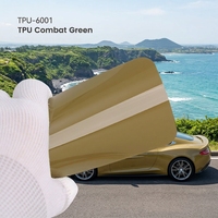 HOHOFILM OEM Film de protection TPU 1,52x3m vert, film de protection de peinture auto-cicatrisant anti-rayures, film TPU PPF coloré, film de protection pour voiture