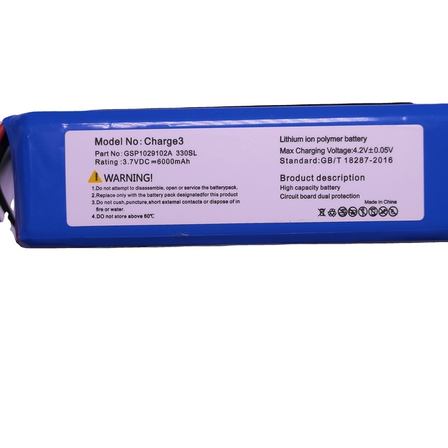 Hot Sales Audio Battery 3.7V 6000mAh for J BL Charger3 330sl