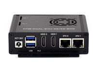 Carte mère double Ethernet Waveshare pour Raspberry Pi Cm5, prend en charge le module 4g/5g, sorties d'affichage double 4k, double Mipi