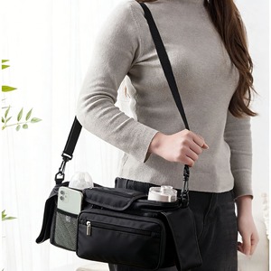 Nouveaux articles pour bébé : Sac de rangement pour poussette avec support suspendu pour biberons, sac de maman suspendu - Product Image 5