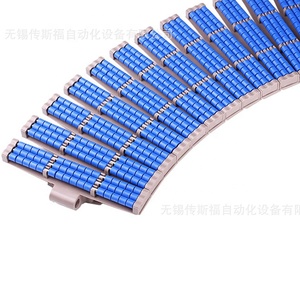 Nhà sản xuất của LBP882-TAB-K375 side flex con lăn chains nhựa flat top chuỗi POM nhựa Xích tải - Product Image 3