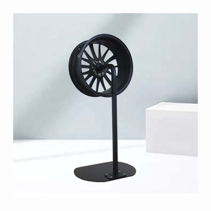beauty shop tire refitting steel ring tire Vertical rotating wheel hub display stand rack