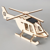 Jouets éducatifs STEM DIY en bois, hélicoptère à énergie solaire, technologie, petit expérimentateur scientifique à vapeur, jouets de pointe