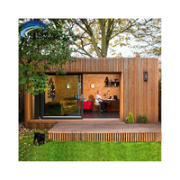 Smarters — petite maison en bambou, cadre en acier léger, bon marché, pour bricolage, studio de jardin, bricolage, kit mobile