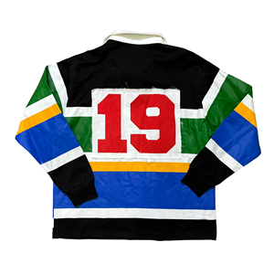 Maglia da Rugby Personalizzata di Alta Qualità, Polo da <span class=keywords><strong>Uomo</strong></span> con Ricamo e Stampa Serigrafica, Maglietta a Maniche Lunghe, Polo a Righe - Product Image 2