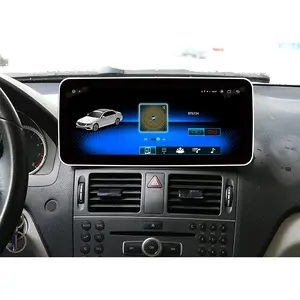 NaviHua 10.25 ''8核心Android 10.0车载收音机dvd导航多媒体播放器为BENZ C级W204 2007-2010带4G