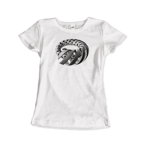 Maglietta artistica con spirali di MC Escher - Product Image 3