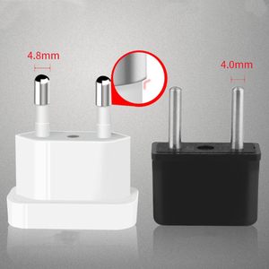 <span class=keywords><strong>Adattatore</strong></span> da USA/Giappone a Spina EU, Convertitore Rotondo a 2 Pin, da US a EU, <span class=keywords><strong>Tipo</strong></span> A a <span class=keywords><strong>Tipo</strong></span> <span class=keywords><strong>E</strong></span>, Spina Elettrica - Product Image 4