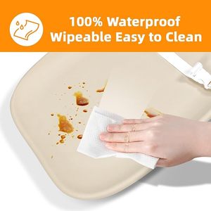 Matelas à <span class=keywords><strong>langer</strong></span> antidérapant en EVA, imperméable et essuyable, avec ceinture de sécurité, <span class=keywords><strong>coussin</strong></span> doux pour commode, adapté aux nouveau-nés et aux tout-petits - Product Image 3