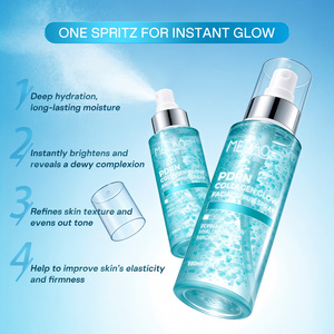 Brume hydratante et illuminatrice au collagène PDRN à marque privée, enrichie en acide hyaluronique, pour le visage et la fixation du maquillage - Product Image 1