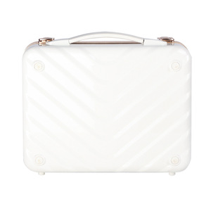 Estuche de maquillaje portátil OBOX, cuadrado, de ABS, impermeable, ligero, a prueba de golpes, con espejo y cerradura para uso diario. - Product Image 5