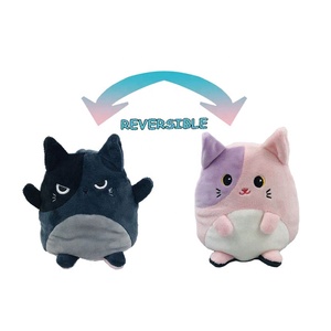 Animales de peluche de doble cara, reversible, gatos - Product Image 1