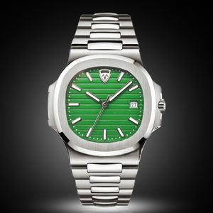 Fabricante <span class=keywords><strong>de</strong></span> Relojes <span class=keywords><strong>de</strong></span> Marca Personalizados <span class=keywords><strong>de</strong></span> Alta Gama OEM ODM, Reloj <span class=keywords><strong>de</strong></span> Diseño <span class=keywords><strong>de</strong></span> Lujo con Movimiento Mecánico Automático 8215, Cuadrado, 316L - Product Image 2