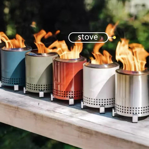 Bonfire เตาไฟขนาดเล็กสำหรับตั้งแคมป์,เตาไฟฟืนเตาเผาความร้อนแบบพกพาสำหรับเต๊นท์ - Product Image 5