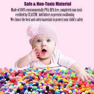 Juego de cuentas de gel de agua para principiantes, kit de cuentas de gel de agua para principiantes, compatible con cuentas de gel mágico para niños, tallo educativo de fabricación manual - Product Image 3