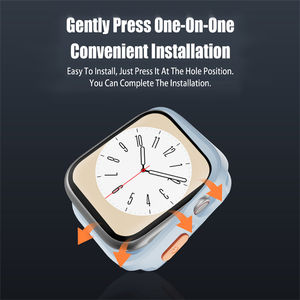 Coque de cadre en TPU housse de protection pour <span class=keywords><strong>Apple</strong></span> <span class=keywords><strong>Watch</strong></span> 8 <span class=keywords><strong>SE</strong></span> 7 <span class=keywords><strong>40mm</strong></span> 44mm pare-chocs Anti-chute PC étui pour iWatch 8 ultra 49mm 41mm 45mm - Product Image 5