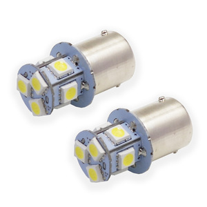 Luces LED para coche, faros delanteros 1156, 1157, BA15S, 8 luces, 5050, luces direccionales, luces de freno, luces antiniebla traseras - Product Image 1