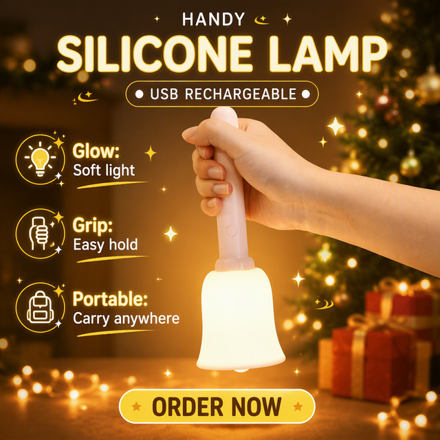 Kids USB Rechargeable 7-Color Changing Night Light with Adjustable Silicone Lamp Multi-Color LED Mini Sizes