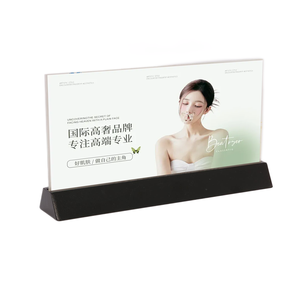 Stainless Steel Menu Rack Double-sided Display Stand Price Tag Board <strong>Table</strong> <strong>Card</strong> Desk <strong>Card</strong> - Product Image 3