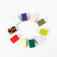 Precio de Fábrica, Fichas de Mahjong Americanas Rectangulares de Acrílico de 4 Capas, Color Verde Manzana, 160 Piezas, Personalizadas y de Lujo