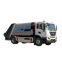 Camion compacteur de déchets électrique pur Dongfeng New Energy 15 m³ 4x2 automatique pour l'assainissement municipal