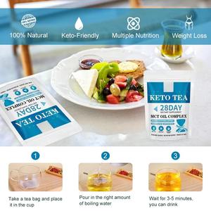 Té Keto Adelgazante de 28 <span class=keywords><strong>Días</strong></span>, <span class=keywords><strong>2</strong></span> Años de Vida Útil, Té Herbal Extraído de Plantas, Apoyo para la Salud Digestiva - Product Image 3