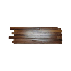 Kasaro di alta qualità 3D solido Teak pannello di <span class=keywords><strong>legno</strong></span> geometrico moderno rivestimento della parete <span class=keywords><strong>per</strong></span> alberghi recinzione decorativa striscia di parete - Product Image 2