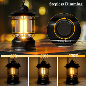 Lampes de camping portables rechargeables pour l'extérieur, étanches, lampes LED pour pique-nique, éclairage de camping pour la création d'ambiance - Product Image 4