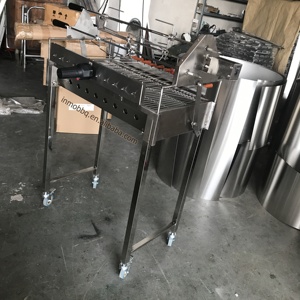 Nuovo Stile Tradizionale Greco-Cipriota Girarrosto Foukou a Carbone per BBQ Cipriota <span class=keywords><strong>in</strong></span> <span class=keywords><strong>Acciaio</strong></span> Inossidabile - Product Image 2