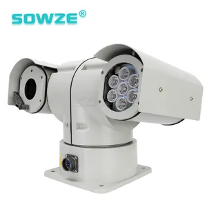 Không Thấm Nước Kiểm Soát RS485 Xoay 360 Độ Xe Gắn Mái PTZ Camera