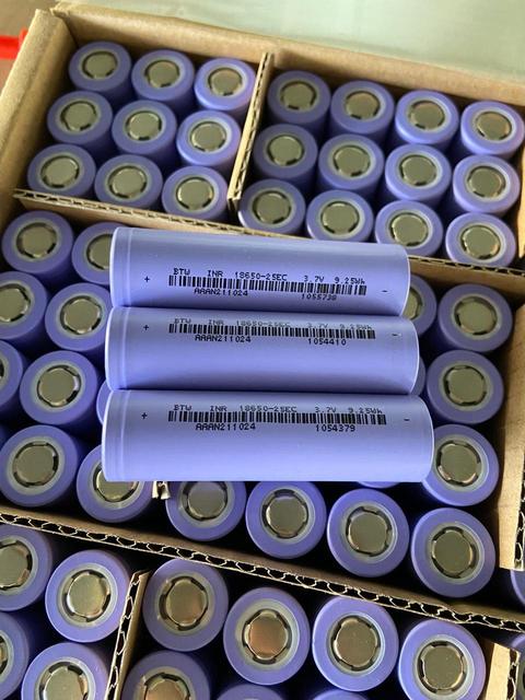 Original 18650 25EC Liion Battery 3.7V 2500mah Cell for Camping Power Lantern DIY Battery Pack Making Sightseeing Electric Car