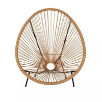 Ensemble de canapés en rotin pour patio, style tendance, pour balcon, extérieur, canapé Acapulco