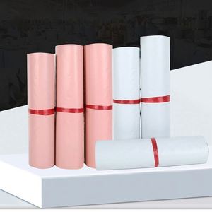 Sacs d'expédition en polyéthylène imperméables personnalisés avec logo imprimé, enveloppes d'expédition en plastique, sacs postaux pour emballage express de cartons - Product Image 2