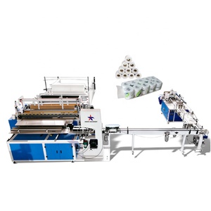 Máquina para Fabricar Papel Higiénico, Totalmente Automática, con Corte y Rebobinado de Papel, Control PLC/Motor, 200m/min, Certificación CE - Product Image 1