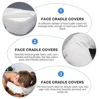 Couvre-visage de fauteuil de massage jetable ultra doux non adhésif pour les salons VIP dans les aéroports et les gares ferroviaires vente en gros