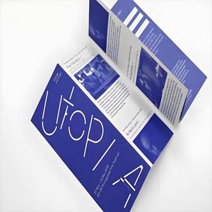 Brochure pliée multi-pages avec logo personnalisé, papier journal, pour usage promotionnel - Product Image 1