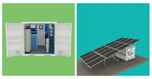 Системы солнечной энергии, контейнерный фильтр для воды, наружный очиститель воды для деревенской станции питьевой воды
