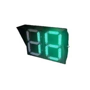 0-199s LED compte à rebours <span class=keywords><strong>Signal</strong></span> de trafic 2 chiffres 3 couleurs 800*600mm feu de circulation LED compte à rebours pour la sécurité routière - Product Image 2